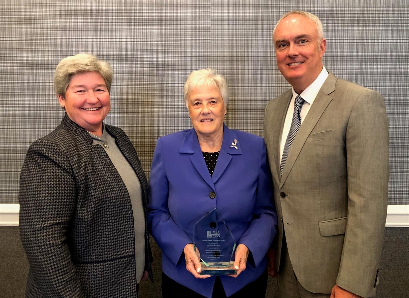 Middle States Association Honors Nancy Burke, Ed.D with Outstanding Volunteer Award