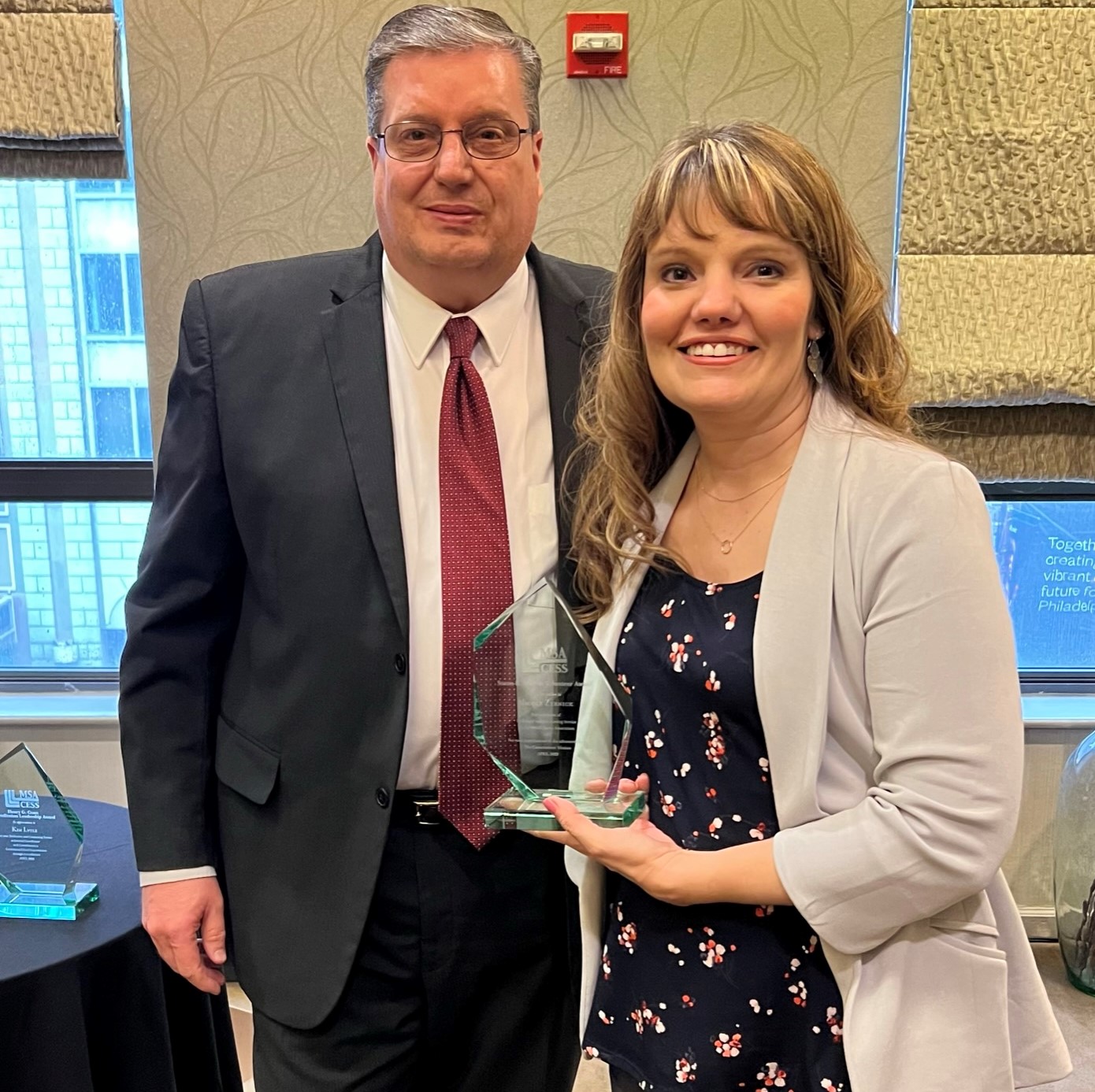 Middle States Association Honors Nicole Zernick With  Outstanding Volunteer Award