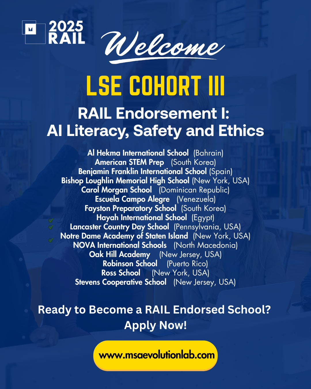 MSA Announces RAIL LSE New Cohort III for 2025